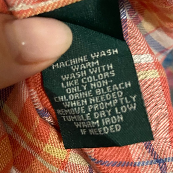 Ralph Lauren lightweight plaid button down - Picture 4 of 5